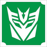  Csillámtetoválás sablon 5x5 cm-es - Transformers autobot 9