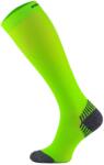 COMODO RUN COMPRESSION Kompressziós hosszú szárú futózokni +ezüstion - Neonzöld