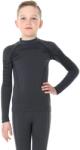 BRUBECK THERMO junior fiú aláöltözet felső - Grafit - t-active