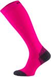 COMODO RUN COMPRESSION Kompressziós hosszú szárú futózokni +ezüstion - Pink