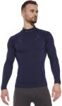 BRUBECK EXTREME MERINO Férfi merinó gyapjú aláöltözet felső - Sötétkék - t-active