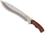 Depox Cutit de vanatoare DEPOX®, True Survivor, 38 cm, otel inoxidabil, maro, teaca inclusa (I6)