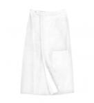 Zwoltex SAUNA Zsebes Pareo Szaunatörölköző (90cm x 140cm) - Fehér