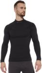 BRUBECK EXTREME MERINO Férfi merinó gyapjú aláöltözet felső - Fekete - t-active