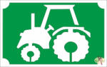  8x5 cm-es Csillámtetoválás sablon - Traktor 94