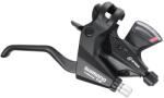 Shimano Maneta schimbator frana Shimano Acera ST-M310-L-2, montaj dreapta, 8 viteze, cablu de schimbator 2050mm stainless, rapidfire plus, 2 degete, pentru V-Brake, culoare negru (ESTM3102R8ALT)
