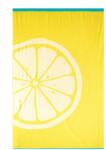 Zwoltex BEACH FRUIT Strandtörölköző (100cm×160cm) - Citrom