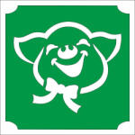  Csillámtetoválás sablon 5x5 cm -Újévi malac 475