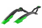 DSX Set 2 aparatori roti biciclete, Simpla ADHD SDL lungi 27.5 -29 , culoare negru verde (B359)