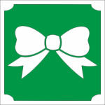  5x5 cm-es Csillám tetoválás sablon - Masni 364