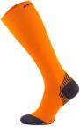 COMODO RUN COMPRESSION Kompressziós hosszú szárú futózokni +ezüstion - Narancs