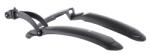 DSX Set 2 aparatori roti biciclete, Simpla GP PRO, pentru fata si spate, culoare negru (B355)