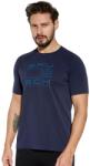 BRUBECK AERATE Férfi rövid ujjú sportpóló - Sötétkék - t-active