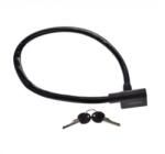 Leoshi Antifurt cu cheie Leoshi 6 mm x 650 mm, culoare negru (AZ7006)