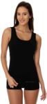 BRUBECK COMFORT COTTON Női ujjatlan trikó - Fekete - t-active