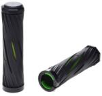 WMX Mansoane bicicleta din cauciuc, 120mm, culoare negru verde (AWR2243G)