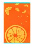 Zwoltex BEACH FRUIT Strandtörölköző (100cm×160cm) - Narancs
