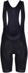 ATTIQ SERIA RACE PRO 2.0 Női kantáros kerékpáros rövidnadrág - Total Black