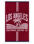 Zwoltex LOS ANGELES Strandtörölköző (100cm x 160cm) - Bordó