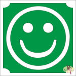  5x5 cm-es Csillám tetoválás sablon - Emoji, Smiley 6 - mkbazar