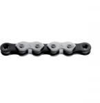 KMC Lant 1 2 X1 8 K1 BMX, 110 zale, 1 viteza, culoare argintiu negru (525240930RM)