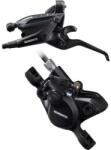 Shimano Set manete de schimbator frana 3x7 viteze, SHIMANO ST-EF505, cablu 2050mm, Ez-Fire PLUS, 3 degete (ESTEF50573X7)