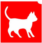  4x4cm Csillámtetoválás sablon 01 cica