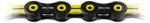 KMC Lant KMC X11SL DLC 116L Bolt-5.5mm 11V Negru Galben (525240435RM)