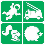  Mk Body Deco Cuki ovis sablon 4 minta az egyben 11