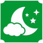  5x5 cm-es Csillámtetoválás sablon - Hold és csillagok 387