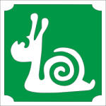  5x5 cm-es Csillámtetoválás sablon - Csiga 370