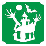  5x5 cm-es Csillámtetoválás sablon - Horror Ház 130 - mkbazar