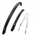 DSX Set 2 aparatori roti biciclete, Simpla UBIQUIT 45 LONG, culoare negru (B311)