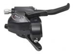 Shimano Maneta schimbator frana Shimano ST-EF41-6R, montaj dreapta, 6 viteze, cablu de schimbator 2050mm, 2 degete, pentru V-Brake, culoare negru (ASTEF41R6AL)