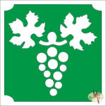  5x5 cm-es Csillám tetoválás sablon - Szőlő 259