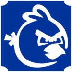  5x5 cm-es Csillám tetoválás sablon - Angry birds 262