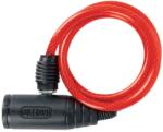 OXFORD Antifurt Bumper cu cheie, 600mm x 6mm, rosu (OF06OX)