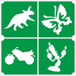  Mk Body Deco Cuki ovis sablon 4 minta az egyben 05