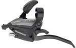 Shimano Maneta schimbator frana Shimano ST-EF500-l, montaj stanga, 3 viteze, 4 degete, pentru V-Brake, cablu 1800mm, culoare negru (ESTEF5004LVSBL)