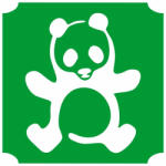  5x5 cm-es Csillámtetoválás sablon - Panda maci 109