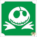  5x5 cm-es Csillámtetoválás sablon - Karácsonyi Lidérc 147 - mkbazar