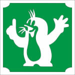  5x5 cm-es Csillámtetoválás sablon - Kisvakond 84 - mkbazar