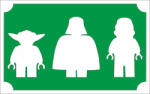  8x5 cm-es Csillám tetoválás sablon - Lego Star Wars 87