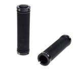 WMX Set mansoane biciclete, negre, LockOn material: Kraton Gel, L127 mm, greutate: 128 g (AWR2215)