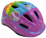 DSX Casca biciclisti AVO-09, marime M (48-52cm), culoare roz, model curcubeu (U00111)
