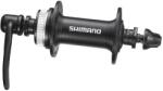 Shimano Butuc fata Shimano HB-RM35, 32H, Old 100mm Ax 108mm QR 133mm, pentru disc center lock, cu protectie pentru montura discului, culoare negru (EHBRM35BLP5)