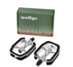 Wellgo Set pedale Wellgo, filet 9 16, culoare negru argintiu (AWR0080)