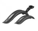 WMX Set 2 aparatori noroi pentru bicicleta cu roti 16 -18 , prindere rapida, culoare negru (AWR2178B)