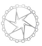Alligator Disc Frana Alligator Diamond UltraUsor Otel 160mm IS6 70gr Argintiu (525170240RM)