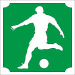  5x5 cm-es Csillámtetoválás sablon - Focista 134